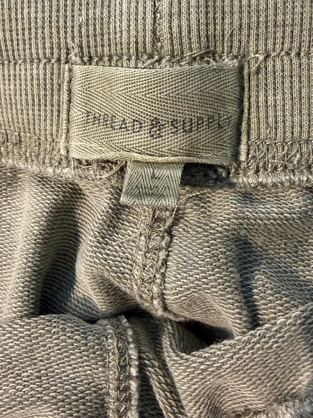 Thread & Supply Olive Green Drawstring Skirt